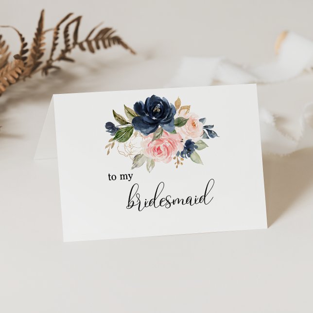 Exquisite Fall Floral Bridesmaid Thank You (Creator Uploaded)