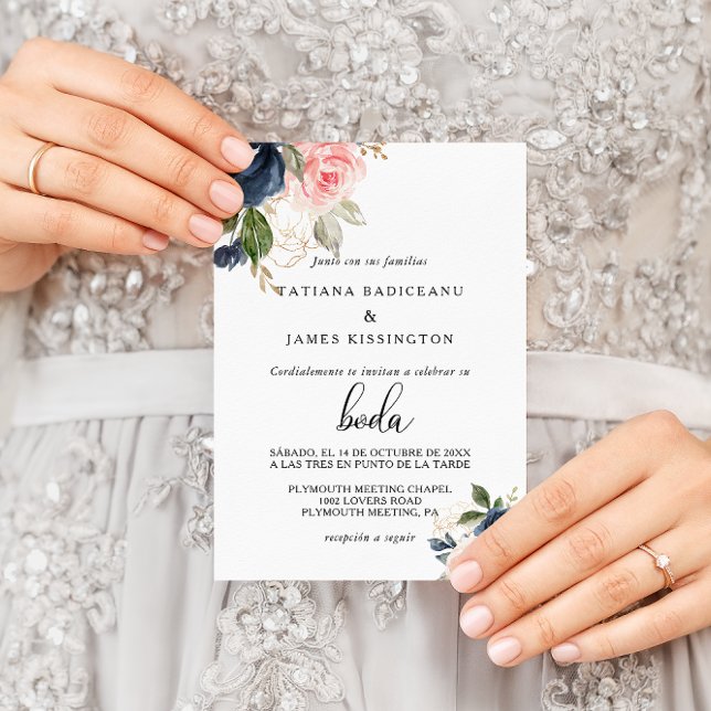 Exquisite Fall Floral Wedding Invitation (Creator Uploaded)