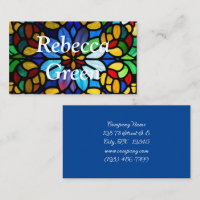 Exquisite Floral Stained Glass Elegance
