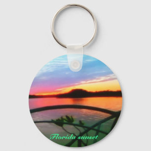 Exquisite Florida sunset Key Ring