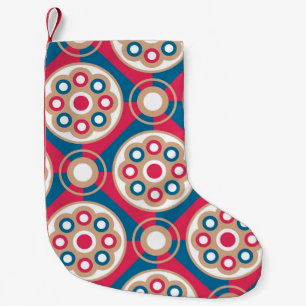 Exquisite,  luxurious,  medieval seamless pattern, small christmas stocking