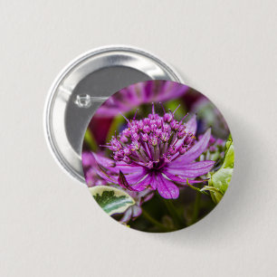 Exquisite magic of blossoms #1 6 cm round badge