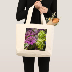 Exquisite magic of blossoms #1 large tote bag