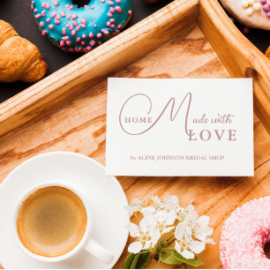 Exquisite Minimalist Calligraphy Home Made Love Rubber Stamp