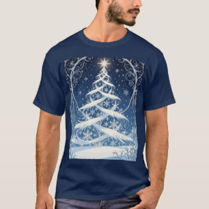 Exquisite Ornate Christmas Yule Tree T-Shirt