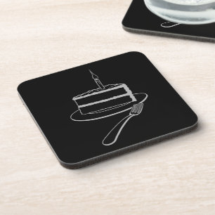 Exquisite Piece of Cake Design, Birthday or Event Coaster