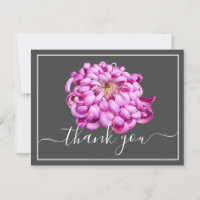 Exquisite Pink Decorative Chrysanthemum Thank You