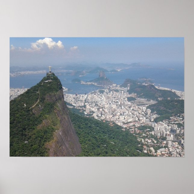 Exquisite Rio de Janeiro Brazil Carioca Landscape Poster (Front)