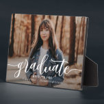 Exquisite Taste EDITABLE COLOR Graduation Plaque<br><div class="desc">Great keepsake to remember this special milestone in life. Background colour can be customised online! Matching items can be found on our website: www.berryberrysweet.com or upon request.</div>