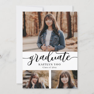 Exquisite Taste Editable Colour Graduation Invitat Invitation