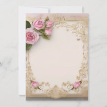 Exquisite Vintage-Inspired Invitation 