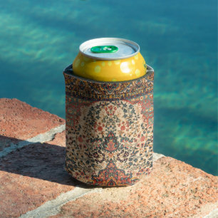 Exquisite Vintage Persian Rug Pattern Can Cooler