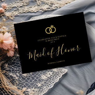 Exquisite Wedding Rings Maid of Honor Luxury 