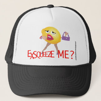 'exsqueeze me?' funny lemon humourous Hat
