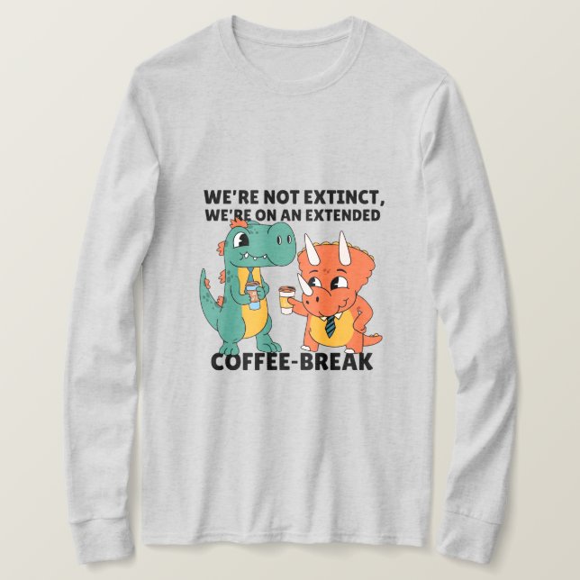 Extended Coffee Break Long sleeve T-Shirt (Design Front)