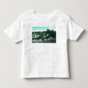 Exterior Aerial View of French Cottage Toddler T-Shirt