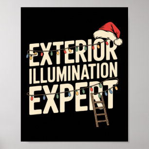 Exterior Illumination Expert Christmas House Light Poster