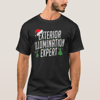 Exterior Illumination Expert Christmas Light Decor T-Shirt