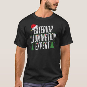 Exterior Illumination Expert Christmas Light Decor T-Shirt