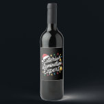 Exterior Illumination Expert Christmas Light Decor Wine Label<br><div class="desc">Exterior Illumination Expert Christmas Light Decorator</div>