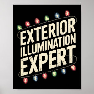 Exterior Illumination Expert Christmas Season Humo Poster