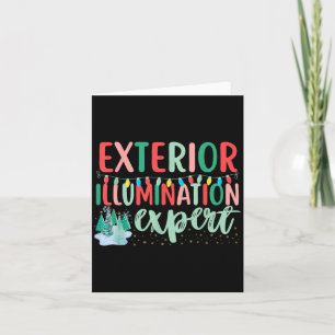 Exterior Illumination Expert Funny Christmas Light Card