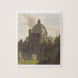 Exterior of Brasenose College and Radcliffe Librar Jigsaw Puzzle