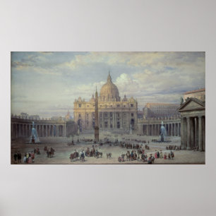 Exterior of St. Peter's Poster