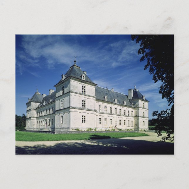 Exterior of the Chateau, built c.1546 Postcard (Front)