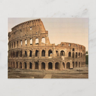 Exterior of the Coliseum, Rome, Italy classic Phot Postcard