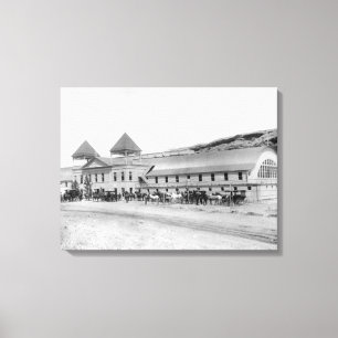 Exterior of the Largest Plunge Bath Canvas Print