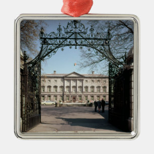 Exterior view from the gate, built 1745-47 metal tree decoration