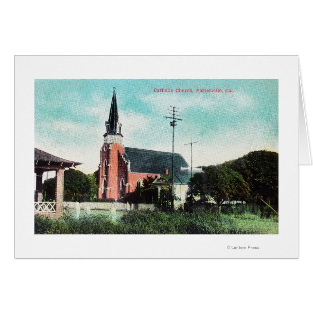 Exterior View of a Catholic Church (Front Horizontal)