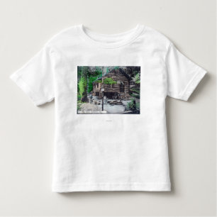 Exterior View of a Log CabinCazadero, CA Toddler T-Shirt