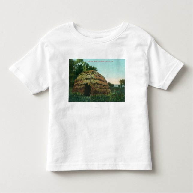 Exterior View of a Tule HutLake County, CA Toddler T-Shirt (Front)