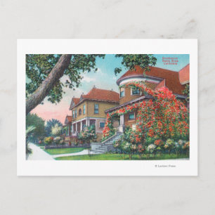 Exterior View of a Typical Residence Postcard