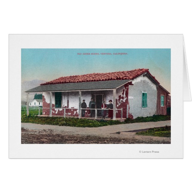 Exterior View of an Old Adobe HomeVentura, CA (Front Horizontal)