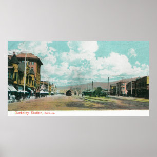 Exterior View of Berkeley StationBerkeley, CA Poster
