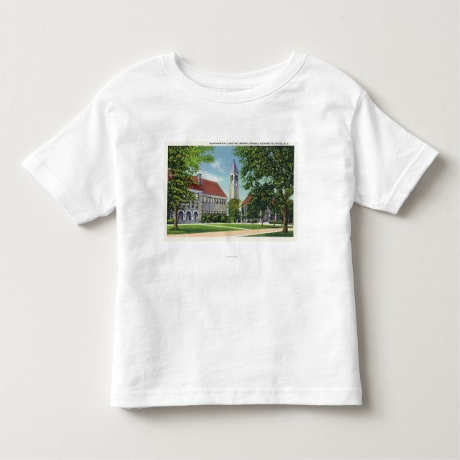Exterior View of Boardman Hall and the Library Toddler T-Shirt (Front)