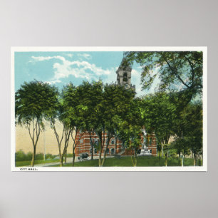 Exterior View of City Hall 2 Poster