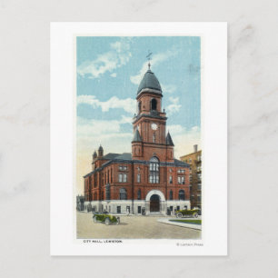 Exterior View of City Hall Postcard