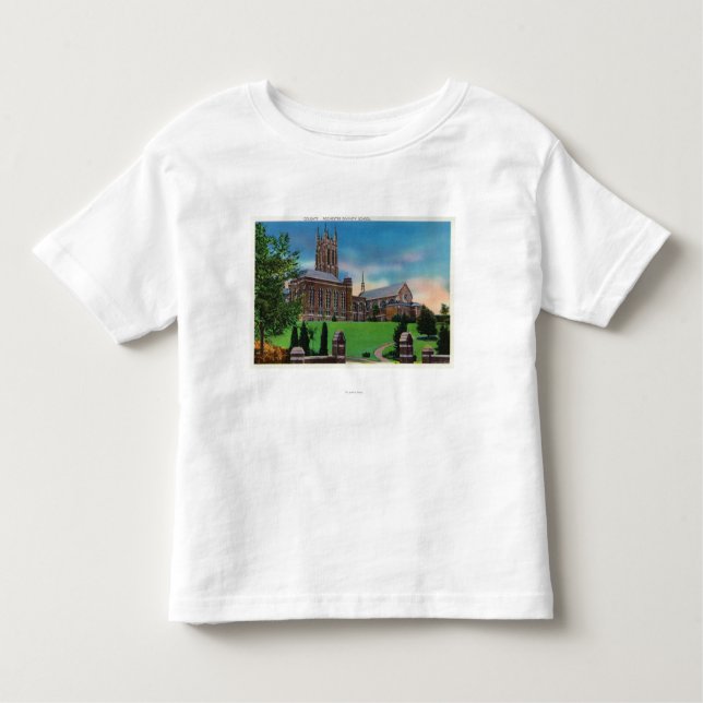Exterior View of Colgate Divinity School Toddler T-Shirt (Front)