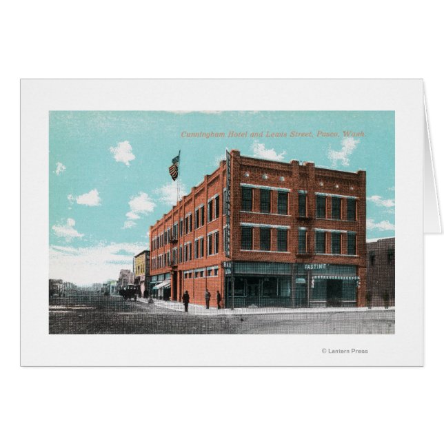 Exterior View of Cunningham Hotel on Lewis St (Front Horizontal)