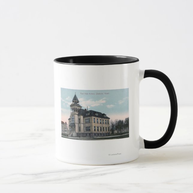 Exterior View of East Side School Bldg Mug (Right)