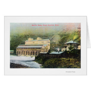 Exterior View of Electric Power Plant