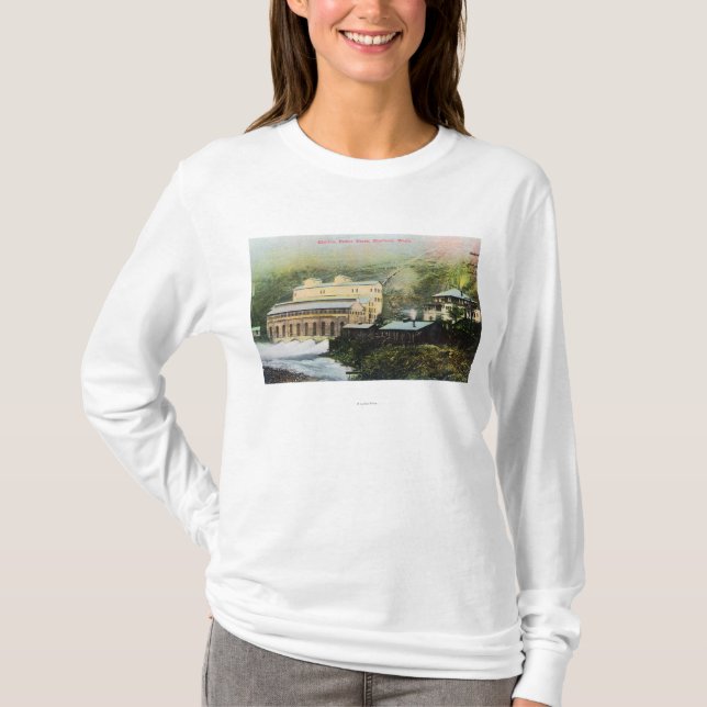 Exterior View of Electric Power Plant T-Shirt (Front)