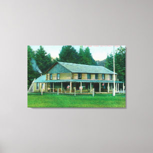 Exterior View of Elk Creek Tavern Canvas Print