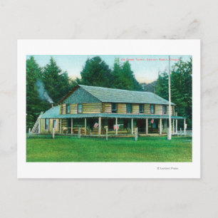 Exterior View of Elk Creek Tavern Postcard