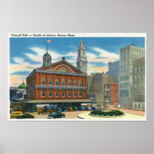 Exterior View of Faneuil Hall # 2 Poster