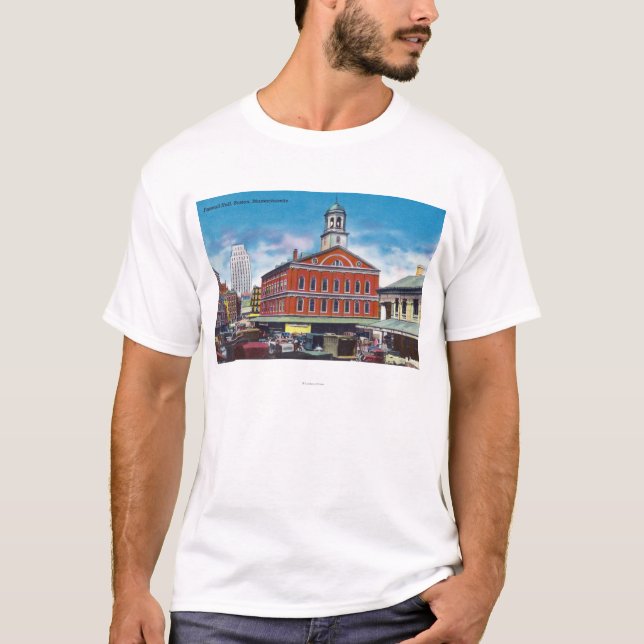Exterior View of Faneuil Hall T-Shirt (Front)